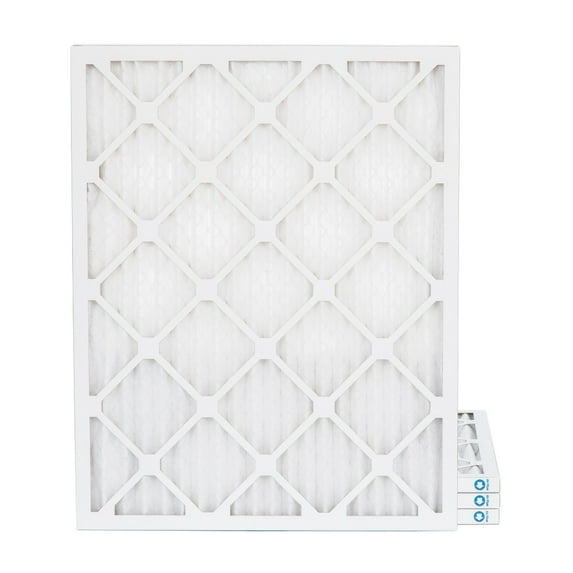 18x25x1 MERV 11 ( MPR 1000, FPR 7-8 ) Pleated 1" Air Filters for AC and Furnace. 4 PACK. Exact Size: 17-1/2 x 24-1/2 x 3/4