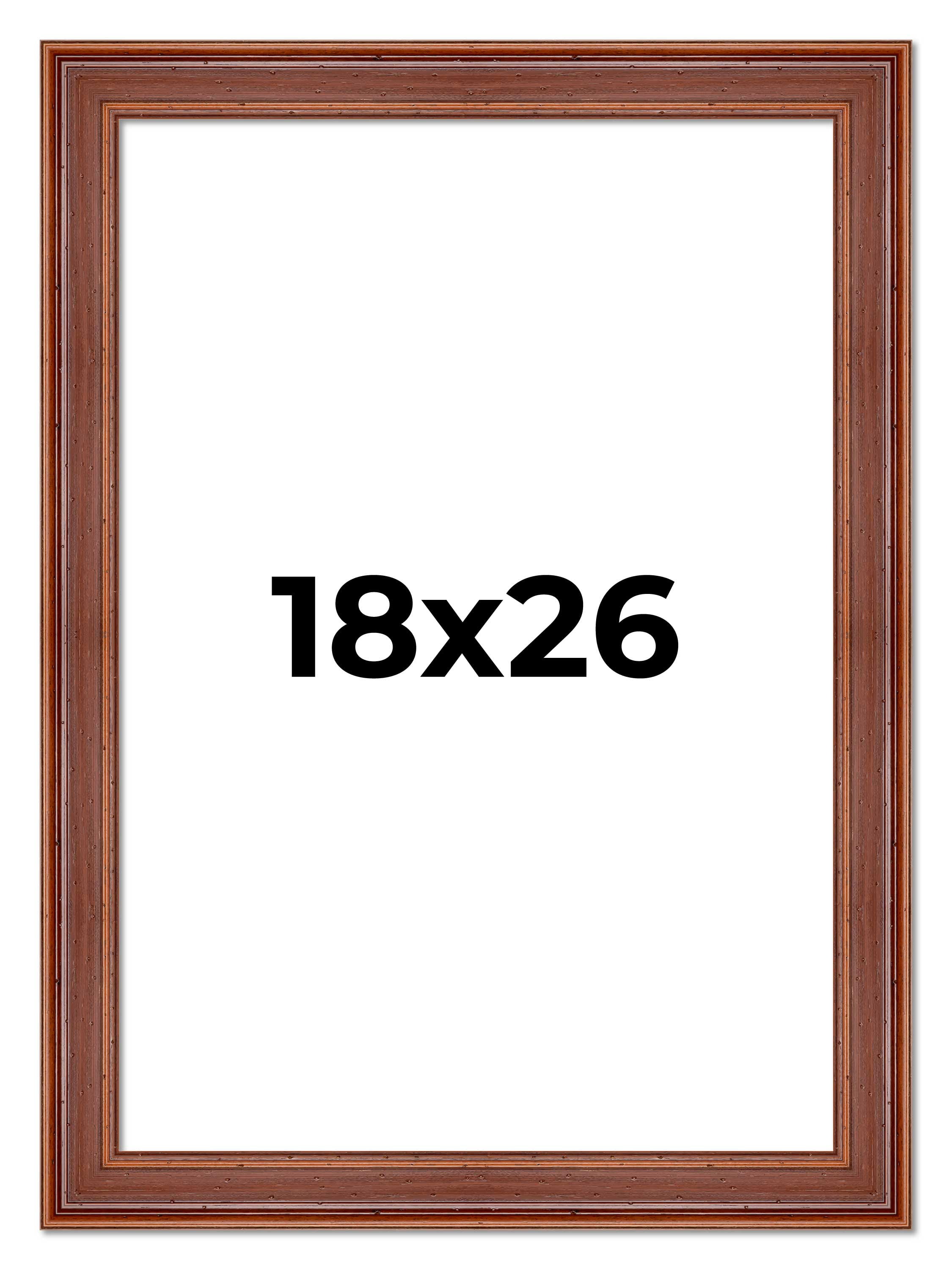 18x26 Frame Brown Old Farmhouse Waxed Board 2