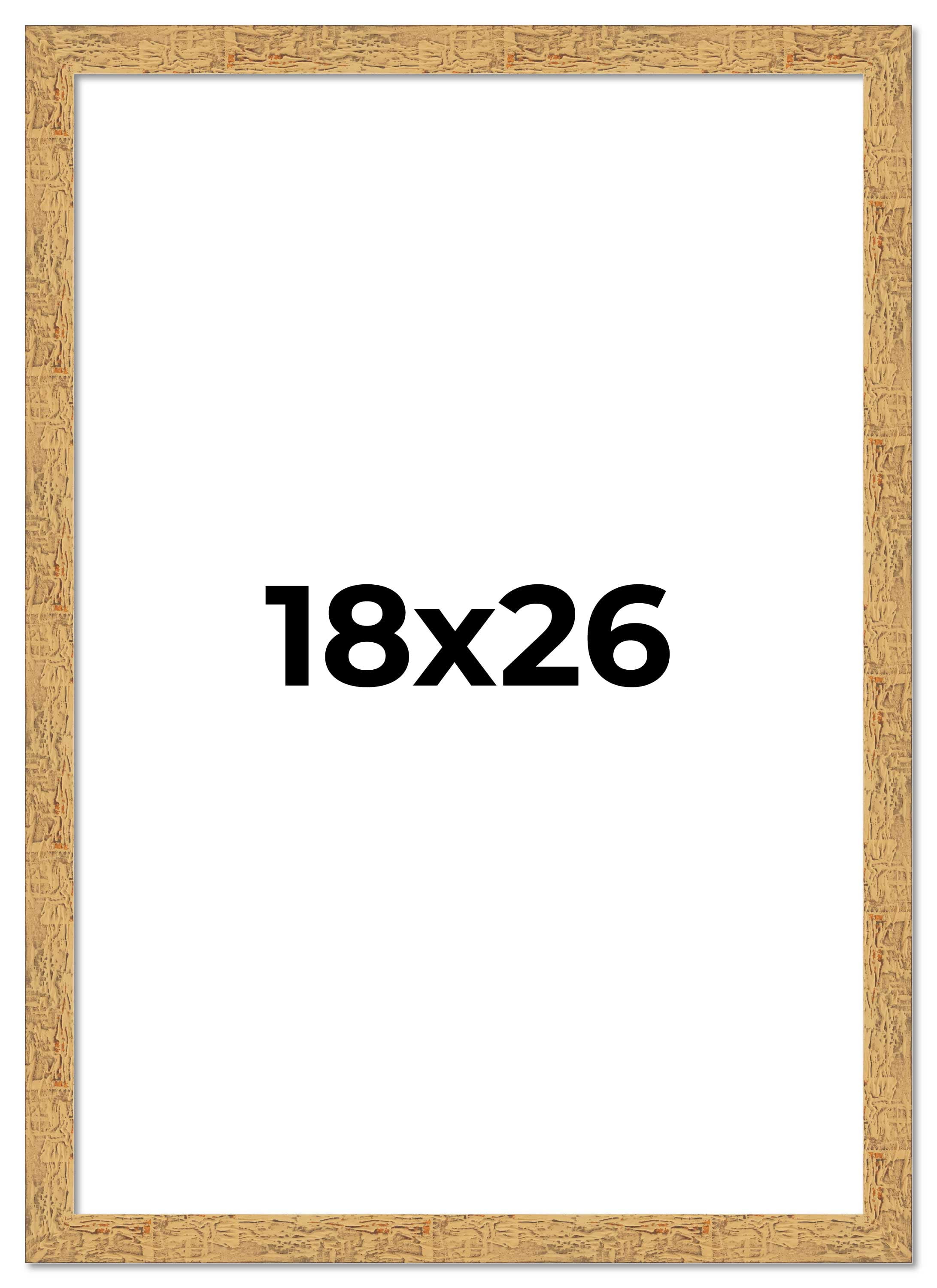 18x26 Frame Beige Real Wood Picture Frame Width 1.25 inches | Interior ...