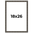 thumbnail image 1 of 18x26 Frame Black Brown Chestnut Mosaic Solid Wood Picture Frame | 1.125 Inch Moulding Width |, 1 of 8