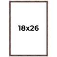 thumbnail image 1 of 18x26 Frame Brown Bamboo with Dark Coffee/Walnut Finish | Solid Wood Picture Frame Width 0.75, 1 of 8