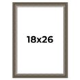 thumbnail image 1 of 18x26 Frame Brown Solid Wood Picture Frame | 1.75 Inch Moulding Width | Austin Frame Complete with, 1 of 8