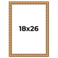 thumbnail image 1 of 18x26 Frame Gold Real Wood Picture Frame Width 1.5 inches | Interior Frame Depth 0.5 inches |, 1 of 8