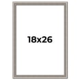 thumbnail image 1 of 18x26 Frame Grey Real Wood Picture Frame Width 1.25 inches | Interior Frame Depth 0.5 inches | Hans, 1 of 8