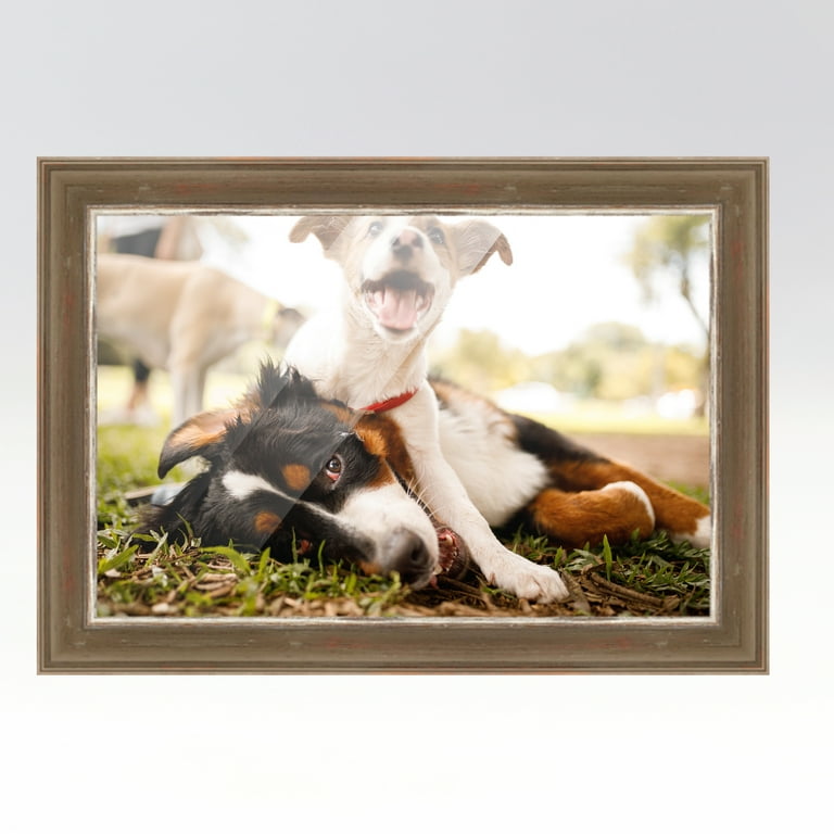 18x26 Frame Grey Real Wood Picture Frame Width 1.75 inches | Interior Frame  Depth 0.5 inches | - Walmart.com