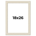 thumbnail image 1 of 18x26 Frame White Real Wood Picture Frame Width 1.75 inches | Interior Frame Depth 0.5 inches |, 1 of 8