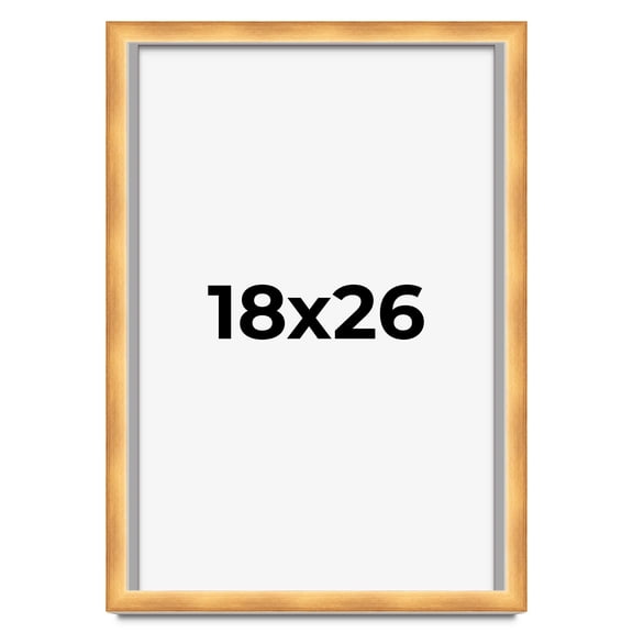 18x26 Shadow Box Bronze Cross-Brushed Display Frame | 1.625 Inches Deep Solid Wood | UV Resistant