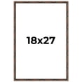 thumbnail image 1 of 18x27 Frame Brown Bamboo with Dark Coffee/Walnut Finish | Solid Wood Picture Frame Width 0.75, 1 of 8