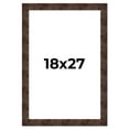 thumbnail image 1 of 18x27 Frame Brown Burl Real Wood Picture Frame Width 1.625 Inches | Interior Frame Depth 0.5 Inches, 1 of 8