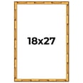 thumbnail image 1 of 18x27 Frame Gold Bamboo Solid Wood Picture Frame | 1 Inch Moulding Width | Interior Frame Depth, 1 of 8