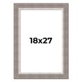 thumbnail image 1 of 18x27 Frame Grey Real Wood Picture Frame Width 2.75 Inches | Interior Frame Depth 0.5 Inches |, 1 of 8