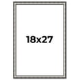 thumbnail image 1 of 18x27 Frame Silver Real Wood Picture Frame Width 1.125 Inches | Interior Frame Depth 0.5 Inches |, 1 of 8