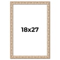 thumbnail image 1 of 18x27 Frame White Real Wood Picture Frame Width 1.5 inches | Interior Frame Depth 0.5 inches |, 1 of 8