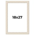 thumbnail image 1 of 18x27 Frame White Real Wood Picture Frame Width 1.75 inches | Interior Frame Depth 0.5 inches |, 1 of 8