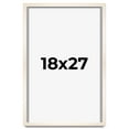 thumbnail image 1 of 18x27 Frame White Wheat Solid Wood Picture Frame | Moulding Width 0.75 Inches | Interior Depth 0.5, 1 of 8