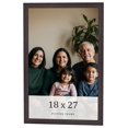 thumbnail image 1 of 18x27 Rustic Brown Real Wood Picture Frame Width 0.75 inches | Interior Frame Depth 0.5 inches |, 1 of 8