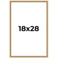 thumbnail image 1 of 18x28 Frame Beaded Gold Solid Wood Picture Frame | 0.75 Inches Moulding Width | Liscio Oro, 1 of 8
