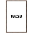 thumbnail image 1 of 18x28 Frame Brown Bamboo with Dark Coffee/Walnut Finish | Solid Wood Picture Frame Width 0.75, 1 of 8