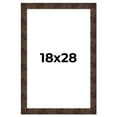 thumbnail image 1 of 18x28 Frame Brown Burl Real Wood Picture Frame Width 1.625 Inches | Interior Frame Depth 0.5 Inches, 1 of 8