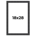 thumbnail image 1 of 18x28 Frame Brown Rustic Solid Wood Picture Frame 1.5 Inches Wide | Interior Frame Depth 0.5 Inches, 1 of 8