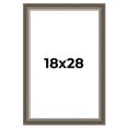 thumbnail image 1 of 18x28 Frame Brown Solid Wood Picture Frame | 1.75 Inch Moulding Width | Austin Frame Complete with, 1 of 8