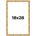 thumbnail image 1 of 18x28 Frame Gold Bamboo Solid Wood Picture Frame | 1 Inch Moulding Width | Interior Frame Depth, 1 of 8