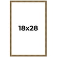 thumbnail image 1 of 18x28 Frame Gold Kingsley Distressed Solid Wood Picture Frame Width 0.75 Inches | Interior Frame, 1 of 8