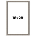 thumbnail image 1 of 18x28 Frame Grey Real Wood Picture Frame Width 1.25 inches | Interior Frame Depth 0.5 inches | Hans, 1 of 8