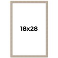 thumbnail image 1 of 18x28 Frame Grey Solid Wood Picture Frame Width 1 Inches | Interior Frame Depth 0.5 Inches |, 1 of 8