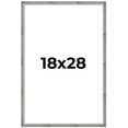 thumbnail image 1 of 18x28 Frame Silver Grey Distressed Solid Wood Picture Frame | 0.75 Inch Moulding Width | Interior, 1 of 8