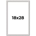 thumbnail image 1 of 18x28 Frame Silver Inner Slope Bevel Picture Frame | 1 Inch Moulding Width | 0.75 Inch Rabbet Depth, 1 of 8