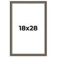thumbnail image 1 of 18x28 Frame Silver Real Wood Picture Frame Width 1.25 Inches | Interior Frame Depth 0.5 Inches |, 1 of 8