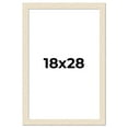 thumbnail image 1 of 18x28 Frame White Real Wood Picture Frame Width 1.5 inches | Interior Frame Depth 0.5 inches | Barn, 1 of 8
