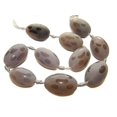 thumbnail image 1 of 18x28mm 10 Beads Gray Matte Agate Barrel Beads Genuine Gemstone Natural Jewelry Making, 1 of 1