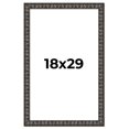 thumbnail image 1 of 18x29 Frame Black-Brown Medieval Solid Wood Picture Frame | 1.5 Inch Moulding Width | Gotham, 1 of 8
