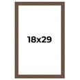 thumbnail image 1 of 18x29 Frame Brown Farmhouse Solid Wood Picture Frame Width 1.5 Inches | Interior Frame Depth 0.5, 1 of 8