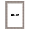 thumbnail image 1 of 18x29 Frame Grey Real Wood Picture Frame Width 2.75 Inches | Interior Frame Depth 0.5 Inches |, 1 of 8