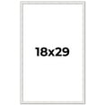 thumbnail image 1 of 18x29 Frame White Real Wood Picture Frame Width 0.75 inches | Interior Frame Depth 0.5 inches |, 1 of 8