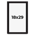 thumbnail image 1 of 18x29 Shadow Box Black Solid Wood Display Picture Frame | 1 Inch Rabbet Depth | | 1.375 Inch, 1 of 4
