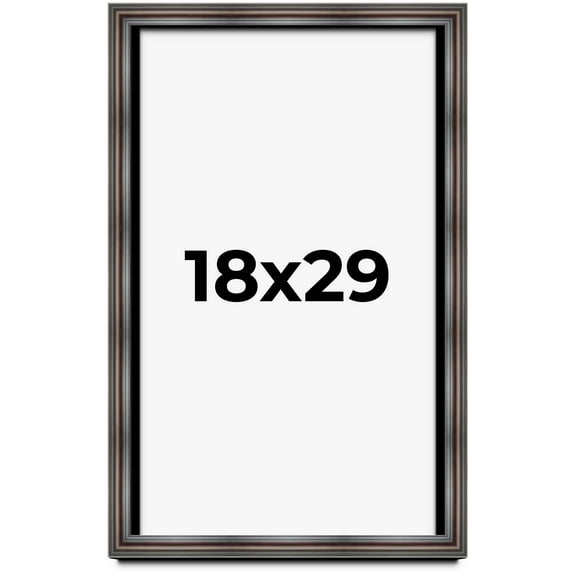 18x29 Shadow Box Frame Brown Cherry | 2.625 Inches Deep Pine Wood Traditional Shadowbox Display