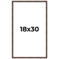 thumbnail image 1 of 18x30 Frame Brown Bamboo with Dark Coffee/Walnut Finish | Solid Wood Picture Frame Width 0.75, 1 of 8