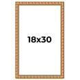thumbnail image 1 of 18x30 Frame Gold Real Wood Picture Frame Width 1.5 inches | Interior Frame Depth 0.5 inches |, 1 of 8