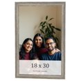 thumbnail image 1 of 18x30 Frame Grey Solid Wood Picture Frame Width 1 Inches | Interior Frame Depth 0.5 Inches |, 1 of 8