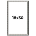 thumbnail image 1 of 18x30 Frame Silver Real Wood Picture Frame Width 1.125 Inches | Interior Frame Depth 0.5 Inches |, 1 of 8