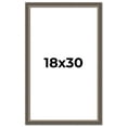 thumbnail image 1 of 18x30 Frame Silver Real Wood Picture Frame Width 1.25 Inches | Interior Frame Depth 0.5 Inches |, 1 of 8