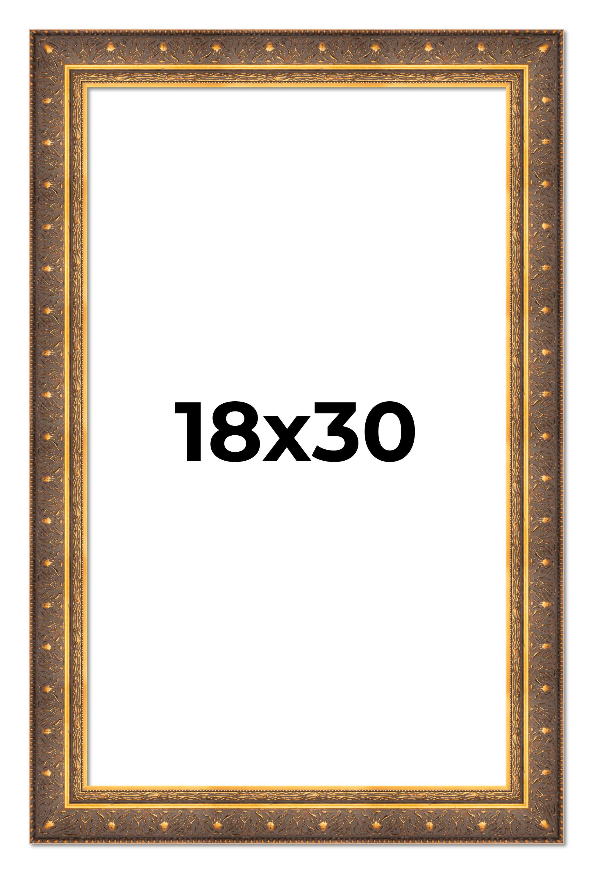 18x30-Frame-Vintage-Gold-Solid