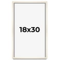 thumbnail image 1 of 18x30 Frame White Wheat Solid Wood Picture Frame | Moulding Width 0.75 Inches | Interior Depth 0.5, 1 of 8