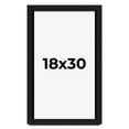 thumbnail image 1 of 18x30 Shadow Box Black Solid Wood Display Picture Frame | 1 Inch Rabbet Depth | | 1.375 Inch, 1 of 4