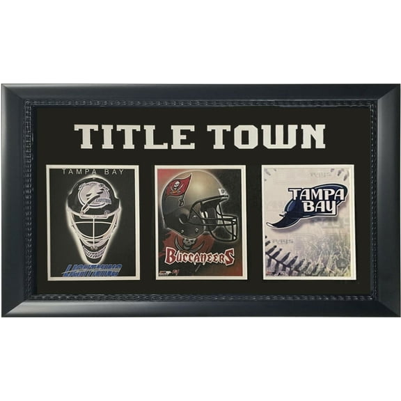 18x30 Title Town Tampa Bay Framed