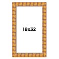 thumbnail image 1 of 18x32 Frame Beige Real Wood Picture Frame Width 3 inches | Interior Frame Depth 0.5 inches |, 1 of 8